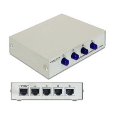 Delock LAN-Switchbox RJ-45 4 Port, 100Mbps