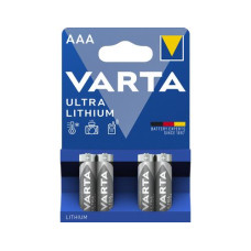 Varta Batterie Ultra Lithium AAA 4 Stück