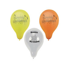 Papstar Luftballon Happy Birthday Mehrfarbig, 10 Stück Papstar Luftballon Happy Birthday Mehrfarbig, 10 Stück