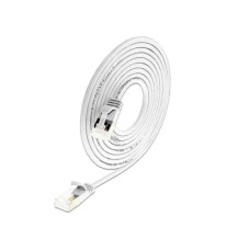SLIM Slimpatchkabel  Cat 6A, U/FTP, 0.1 m, Weiss