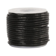 Creativ Company Lederband 1 mm, Schwarz, 10 m