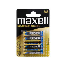 Maxell Europe LTD. Batterie AA Super Alkaline 4 Stück