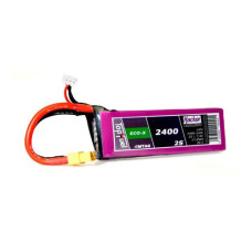 Hacker RC-Akku LiPo 2400 mAh 7.4 V 20C TopFuel ECO-X MTAG