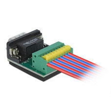 Delock Adapter Sub-D 9 Pin M Terminalblock 9 Pin 0 cm Delock Adapter Sub-D 9 Pin M Terminalblock 9 Pin 0 cm