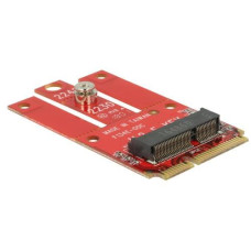 Delock Mini-PCI-Express-Karte Mini-PCIe - M.2 Key-E USB2.0