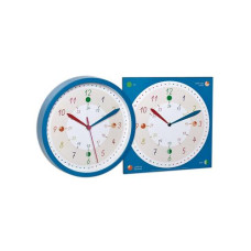TFA Dostmann Wanduhr Tick & Tack mit Lernuhr Blau TFA Dostmann Wanduhr Tick & Tack mit Lernuhr Blau