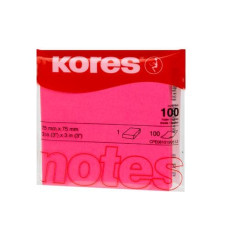 Kores Notizzettel 7.5 x 7.5 cm, Neonpink Kores Notizzettel 7.5 x 7.5 cm, Neonpink