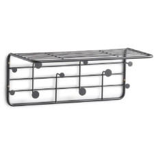 Zeller Present Garderobenleiste Metall, Schwarz