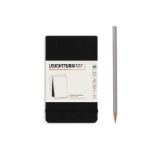 Leuchtturm Notizblock Reporter A6, Dotted, Schwarz