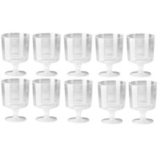 Weita Einweg-Weinglas 200 ml 10 Stück, Transparent Weita Einweg-Weinglas 200 ml 10 Stück, Transparent