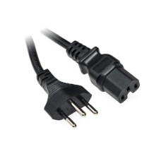 Diggelmann Netzkabel 2 m C15 - T12, Schwarz Diggelmann Netzkabel 2 m C15 - T12, Schwarz