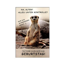 ABC Geburtstagskarte Na Alter? A4 ABC Geburtstagskarte Na Alter? A4