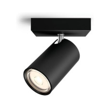 Philips Aufbauspot Kosipo, GU10, 5.5 W, Schwarz
