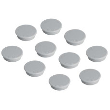 Franken Haftmagnet Ø 24 mm, 10 Stück, Grau