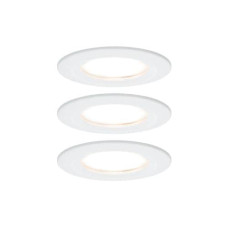 Paulmann Einbauspot Nova Coin 3-Stepdim Starr Set, 18W, 2700K, Weiss