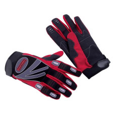 Kraftwerk Mechanikerhandschuh L, Grau/Rot/Schwarz Kraftwerk Mechanikerhandschuh L, Grau/Rot/Schwarz