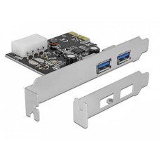 Delock PCI-Express-Karte USB 3.0 Typ-A + LowProfile