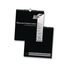 Folia Dauerkalender 23 x 24 cm, Schwarz Folia Dauerkalender 23 x 24 cm, Schwarz