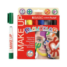 Eulenspiegel Schminkfarbe Stifte 6 Farben Basic