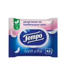 Tempo Feuchttücher sanft & pur parfumfrei 42 Stück Tempo Feuchttücher sanft & pur parfumfrei 42 Stück