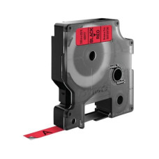 DYMO Beschriftungsband D1 Schwarz auf Rot DYMO Beschriftungsband D1 Schwarz auf Rot