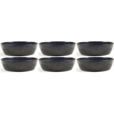 Bitz Suppenschale 18 cm, 6 Stück, Schwarz/Dunkelblau
