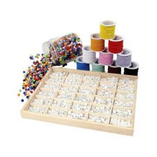 Creativ Company Buchstabenperlen Set für Armbänder aus Buchstaben-Perlen