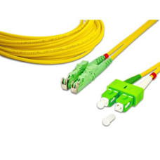 Lightwin LWL-Patchkabel E2000/APC-SC/APC, Singlemode, Duplex, 15m Lightwin LWL-Patchkabel E2000/APC-SC/APC, Singlemode, Duplex, 15m