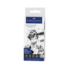 Faber-Castell Tuschestift PITT Artist Pen Mangaka 6 Stück Faber-Castell Tuschestift PITT Artist Pen Mangaka 6 Stück