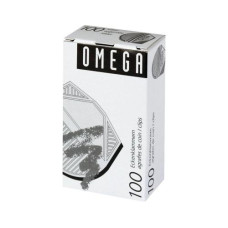 Omega Eckenklammer 100 Stück, Silber metallic Omega Eckenklammer 100 Stück, Silber metallic