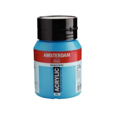 Amsterdam Acrylfarbe Standard Series Brillantblau deckend, 500 ml