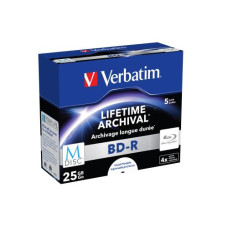 Verbatim BD-R M-Disc 25 GB, Jewelcase (5 Stück) Verbatim BD-R M-Disc 25 GB, Jewelcase (5 Stück)