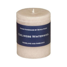 Schulthess Kerzen Duftkerze Edelweiss Winterwolle 8 cm