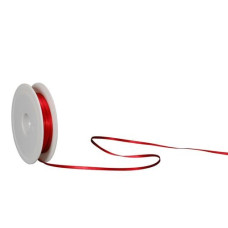 Spyk Geschenkband Satin 3 mm x 50 m, Rot