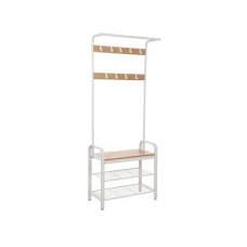 VASAGLE Garderobenständer mit Schuhablage 183 x 72 cm, Braun