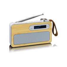 Lenco DAB+ Radio PDR-040 Bambus/Weiss