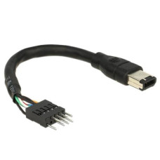 Delock FireWire-Kabel 400Mbps 6Pol auf Pfostenstecker 16 cm Delock FireWire-Kabel 400Mbps 6Pol auf Pfostenstecker 16 cm