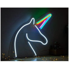 Vegas Lights LED Dekolicht Neon Sign Einhorn 32 x 43 cm