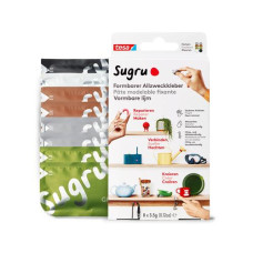 Sugru by Tesa Klebeknete 8 Stück, Braun, Grau, Grün, Schwarz, Weiss