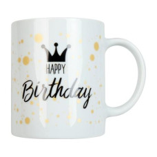 Könitz Kaffeetasse Happy Birthday 300 ml, 1 Stück, Weiss Könitz Kaffeetasse Happy Birthday 300 ml, 1 Stück, Weiss