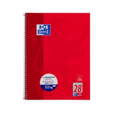 Oxford Schulheft Collegeblock A4+, kariert, Rot Oxford Schulheft Collegeblock A4+, kariert, Rot