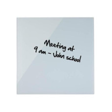 Bi-Office Magnethaftendes Glassboard 38 cm x 38 cm, Weiss Bi-Office Magnethaftendes Glassboard 38 cm x 38 cm, Weiss