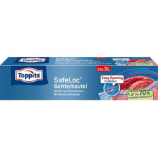 Toppits Gefrierbeutel Doppelverschluss SafeLoc, 20 Stück Toppits Gefrierbeutel Doppelverschluss SafeLoc, 20 Stück
