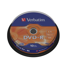 Verbatim DVD-R 4.7 GB, Spindel (10 Stück) Verbatim DVD-R 4.7 GB, Spindel (10 Stück)