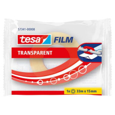 tesa Klebeband 15 mm x 33 m, 1 Rolle Transparent