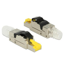 Delock Stecker RJ45 Cat.6A 10Gbps Feldkonfektion, 1 Stück