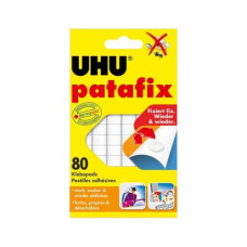 UHU Klebepad Patafix 80 Stück, Weiss UHU Klebepad Patafix 80 Stück, Weiss