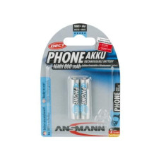 Ansmann Akku 2x AAA 800 mAh für DECT-Phones