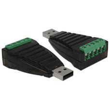 Delock USB-Adapter USB Typ-A zu RS-422/485 Terminalblock 5Pin Delock USB-Adapter USB Typ-A zu RS-422/485 Terminalblock 5Pin