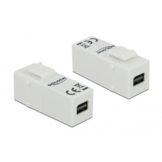 Delock Keystone-Modul Mini-Displayport - Mini-Displayport weiss Delock Keystone-Modul Mini-Displayport - Mini-Displayport weiss